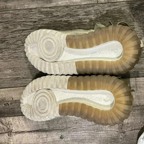 Adidas Tubular X Primeknit Sesame Wool men’s 8.5 running athletic streetwear - Picture 6 of 7